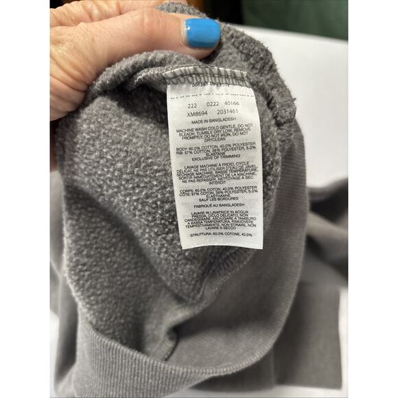 Columbia Men's Med Gray Pull Over Sweatshirt Basic Everyday Cozy Athleisure Warm - Picture 5 of 8